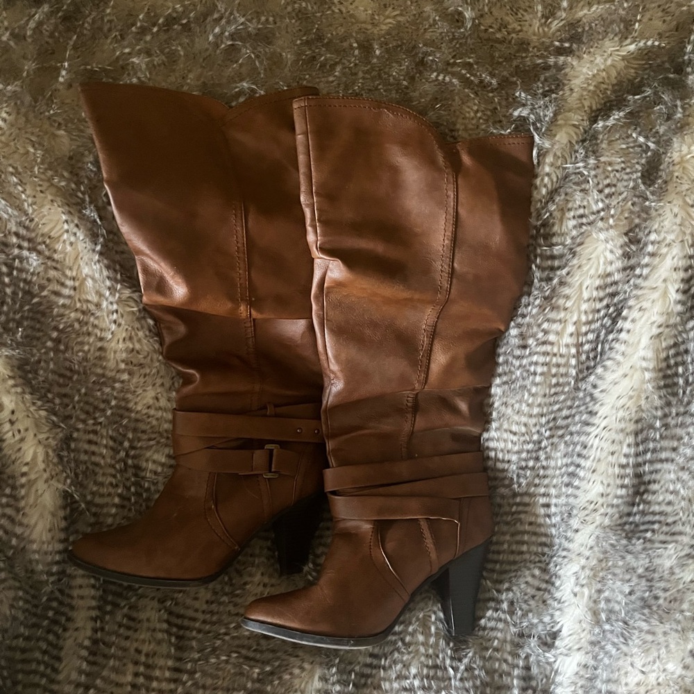 Knee High Brown Boots